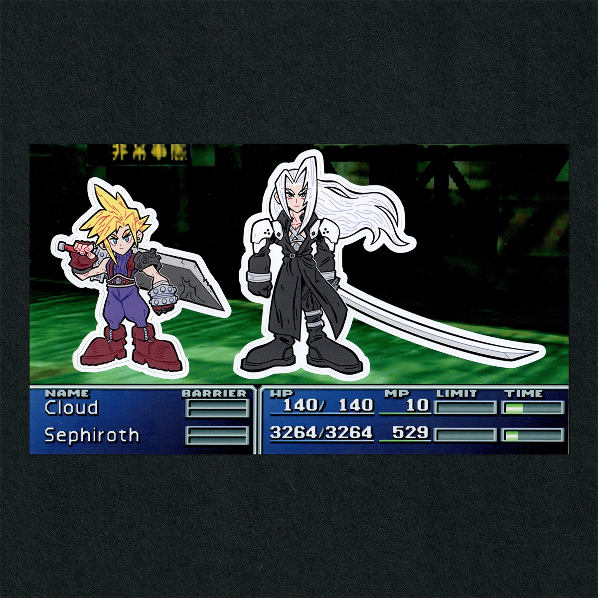 Final Fantasy VII Sticker Sheet