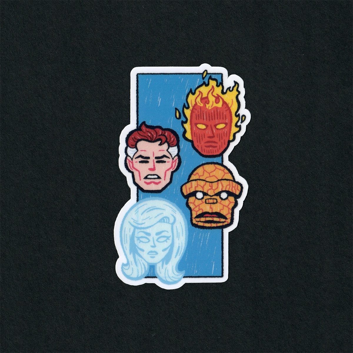 Fantastic Four Portrait Sticker