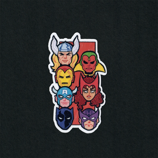 Avengers Portrait Sticker